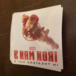 Marvel Iron Man 3 temporary tattoos